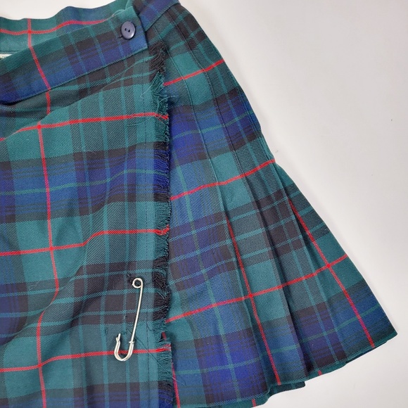 Vintage plaid mini skirt y2k 2000s school girl tartan 90s short pleats pleated - Picture 5 of 8